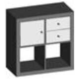 Regal IKEA Besta 2x2