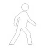 walking man sign