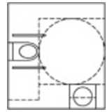 Wheelchair-accessible restroom (German DIN 18040-1)