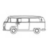 VW Bus side elevation