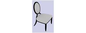 Barry Oval X-Back Chair - Stuhl