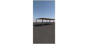 Carport Steel Wood