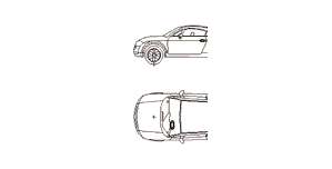 Audi TT, car, 2D top and side elevation