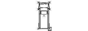 vW Sharan top view