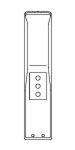 CAD Library: local transport bus top elevation