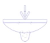 CAD Library: Washbasin, 2D Elevation