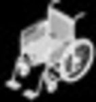 CAD Library: wheelchair 3D