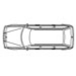 CAD Library: Mercedes car top view