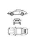 CAD Library: Porsche 911, car